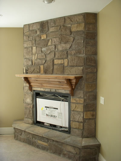 Alder Fireplace Mantle